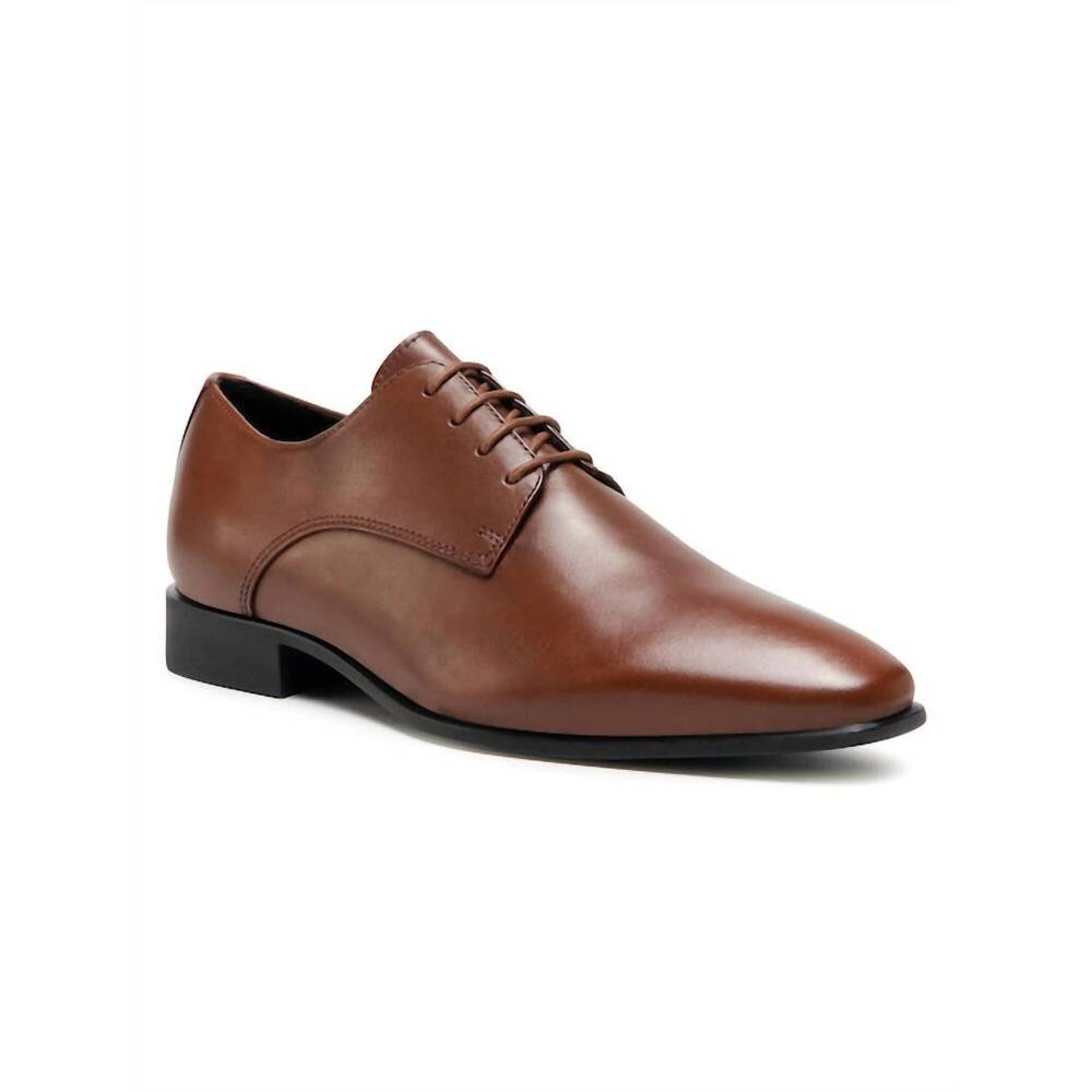 NEW GEOX men's high life pt shoe in cognac